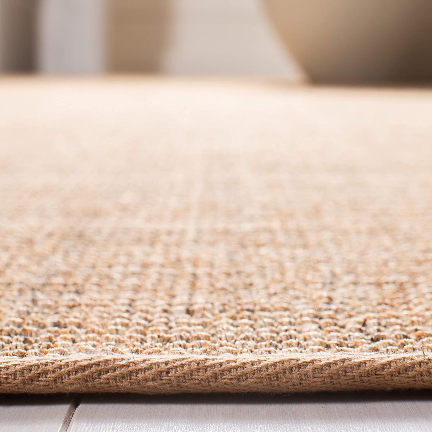 imageMartha Stewart x SAFAVIEH Area Rug Collection 9 x 13 Natural Brown Sisal amp Jute Farmhouse Style Ideal for Living Room Bedroom Office Dining Space MSR9501ABeige