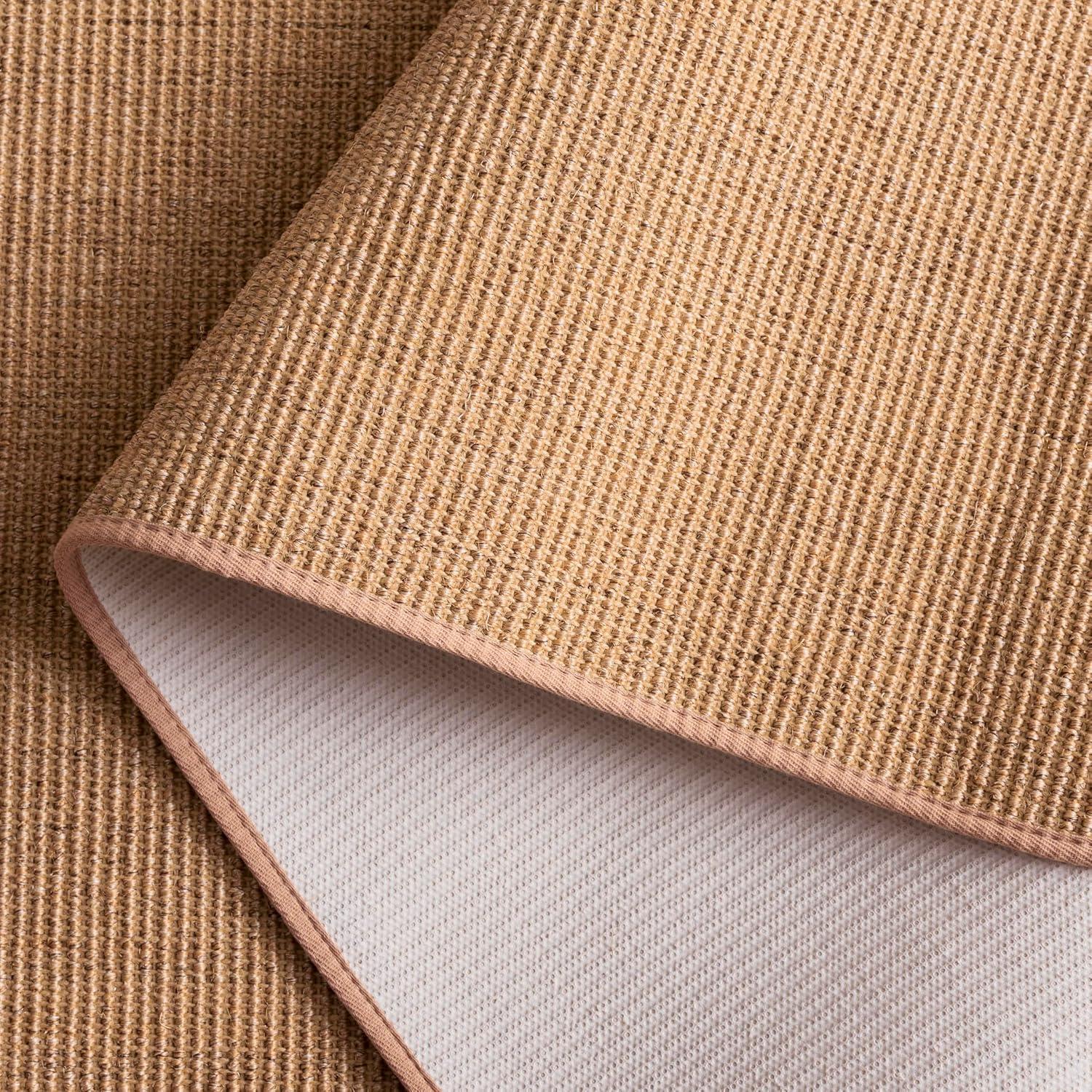 imageMartha Stewart x SAFAVIEH Area Rug Collection 9 x 13 Natural Brown Sisal amp Jute Farmhouse Style Ideal for Living Room Bedroom Office Dining Space MSR9501ABeige