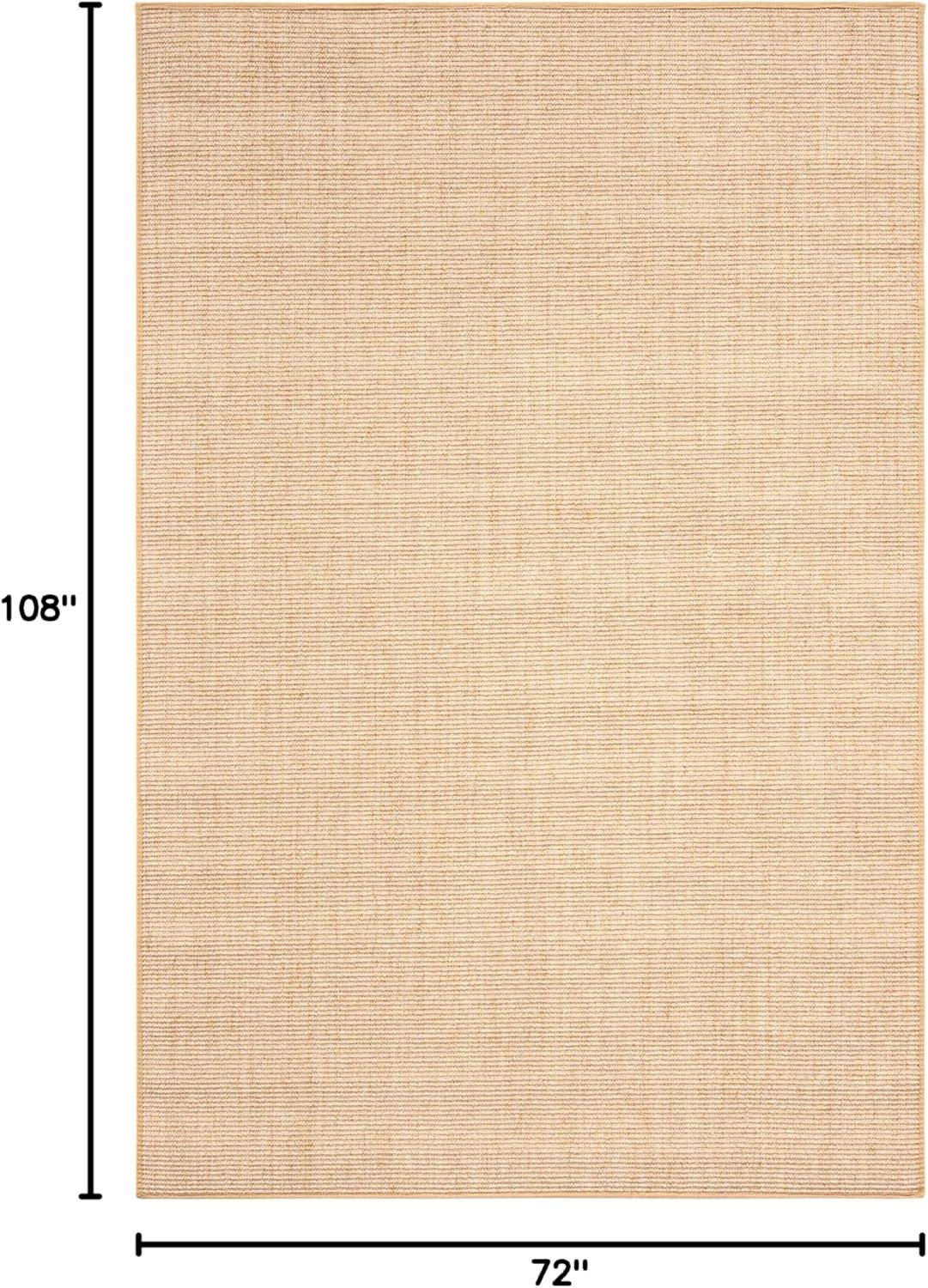 imageMartha Stewart x SAFAVIEH Area Rug Collection 9 x 13 Natural Brown Sisal amp Jute Farmhouse Style Ideal for Living Room Bedroom Office Dining Space MSR9501ABeigeIvory