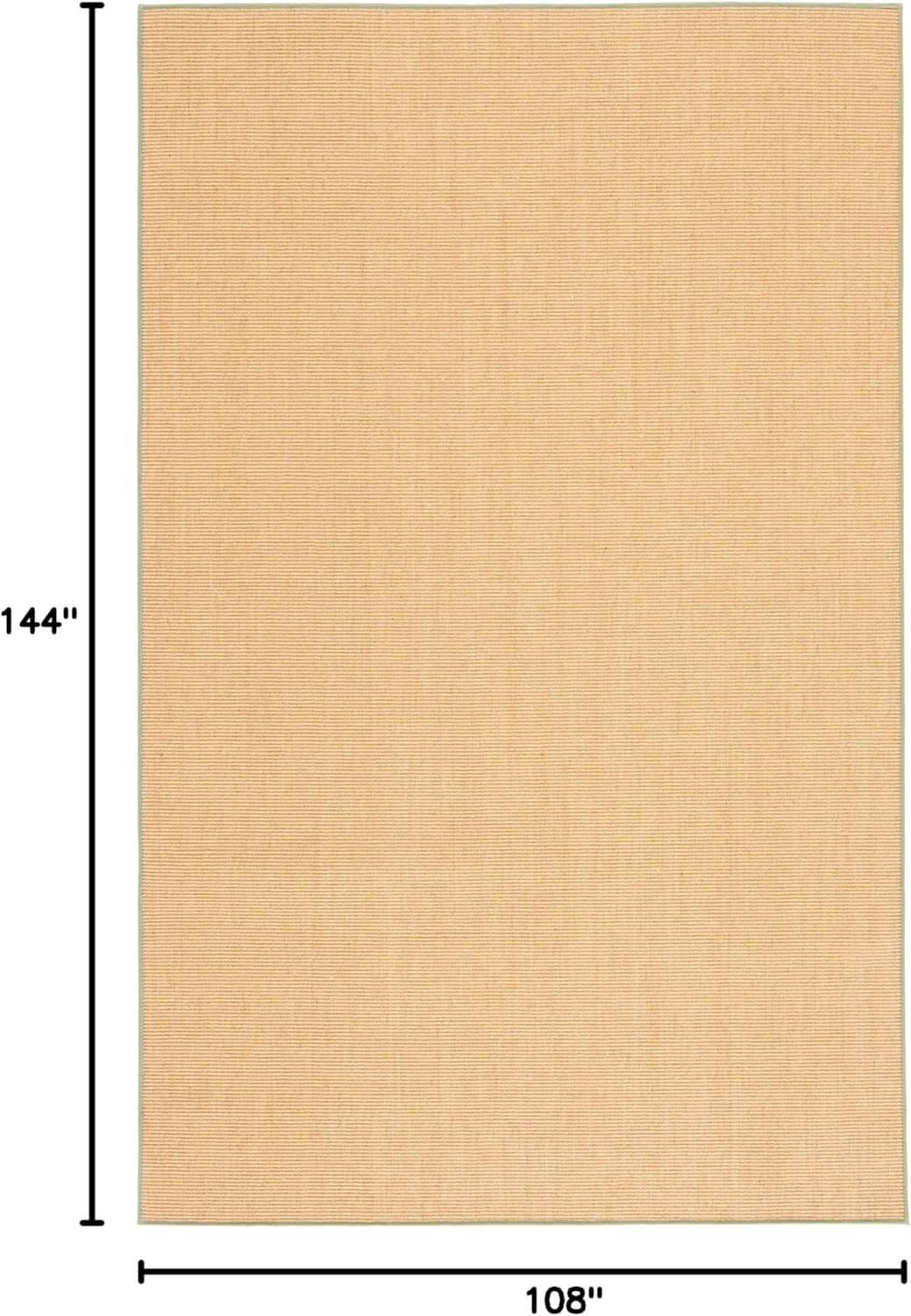 imageMartha Stewart x SAFAVIEH Area Rug Collection 9 x 13 Natural Brown Sisal amp Jute Farmhouse Style Ideal for Living Room Bedroom Office Dining Space MSR9501ANaturalGreen
