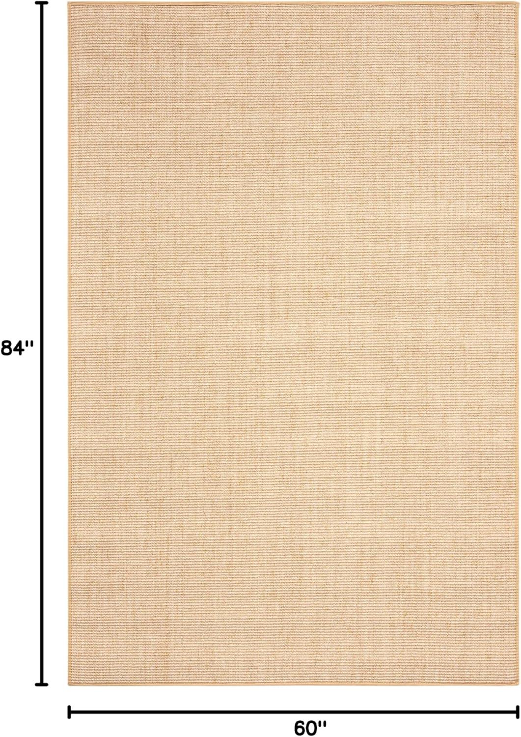 imageMartha Stewart x SAFAVIEH Area Rug Collection 9 x 13 Natural Brown Sisal amp Jute Farmhouse Style Ideal for Living Room Bedroom Office Dining Space MSR9501ABeigeIvory
