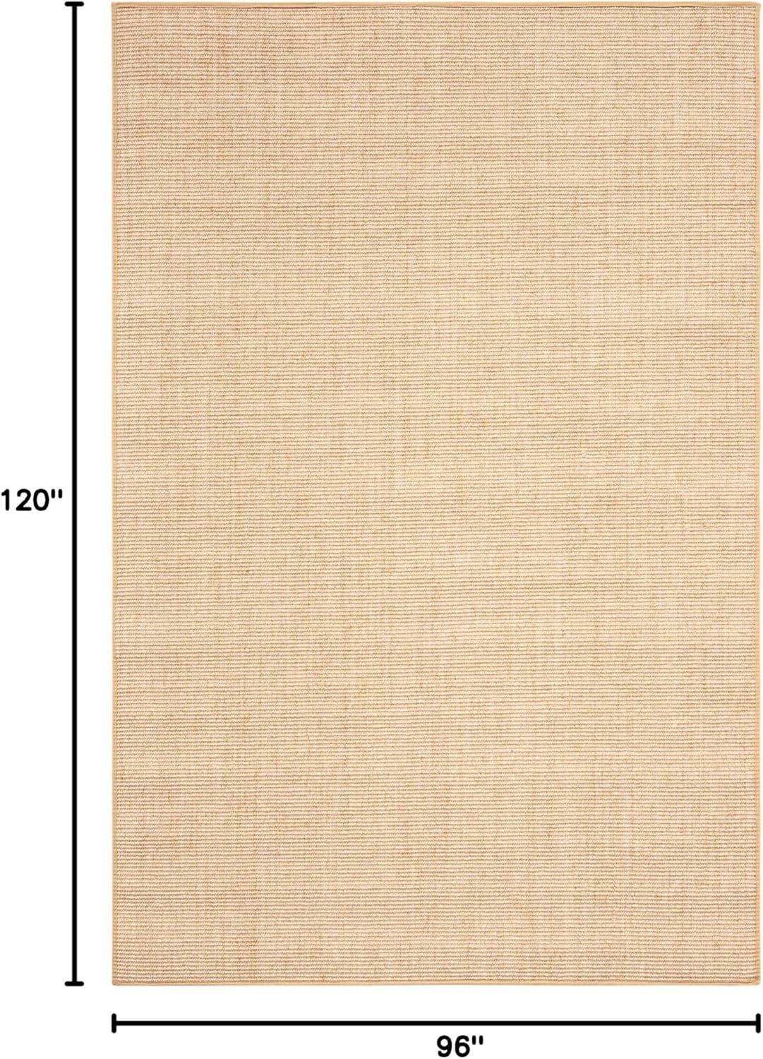 imageMartha Stewart x SAFAVIEH Area Rug Collection 9 x 13 Natural Brown Sisal amp Jute Farmhouse Style Ideal for Living Room Bedroom Office Dining Space MSR9501ABeigeIvory