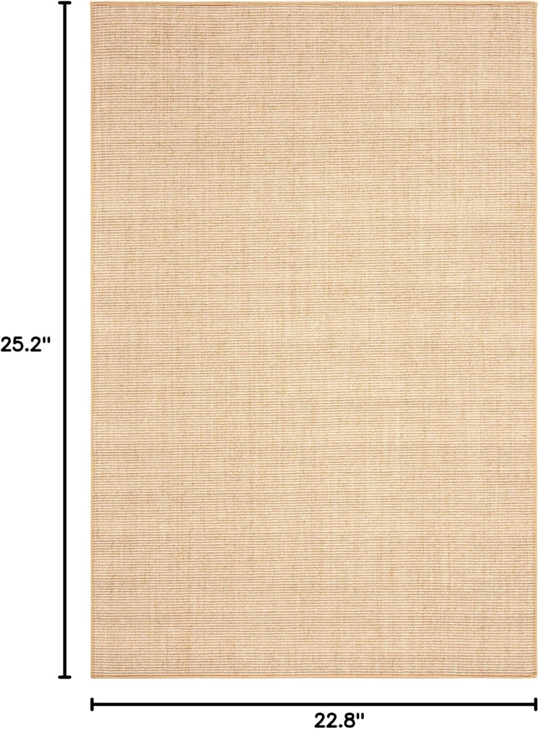 imageMartha Stewart x SAFAVIEH Area Rug Collection 9 x 13 Natural Brown Sisal amp Jute Farmhouse Style Ideal for Living Room Bedroom Office Dining Space MSR9501ABeigeIvory