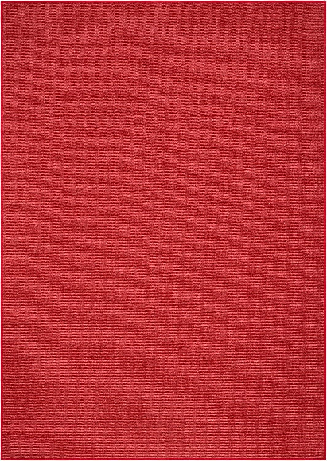 imageMartha Stewart x SAFAVIEH Area Rug Collection 9 x 13 Natural Brown Sisal amp Jute Farmhouse Style Ideal for Living Room Bedroom Office Dining Space MSR9501ARed