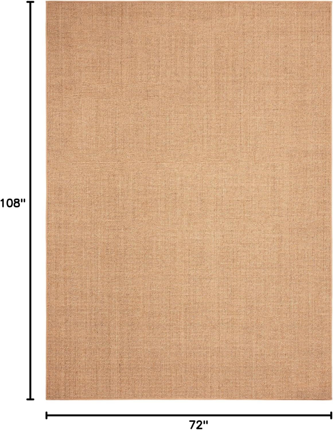 imageMartha Stewart x SAFAVIEH Area Rug Collection 9 x 13 Natural Brown Sisal amp Jute Farmhouse Style Ideal for Living Room Bedroom Office Dining Space MSR9501ABeige