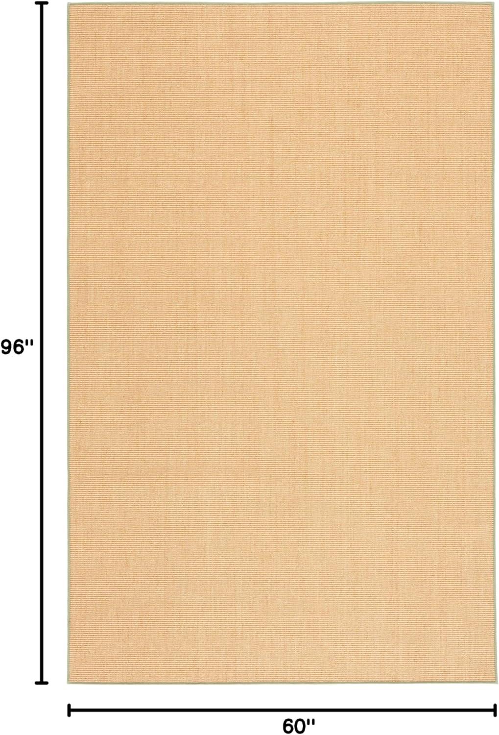 imageMartha Stewart x SAFAVIEH Area Rug Collection 9 x 13 Natural Brown Sisal amp Jute Farmhouse Style Ideal for Living Room Bedroom Office Dining Space MSR9501ANaturalGreen