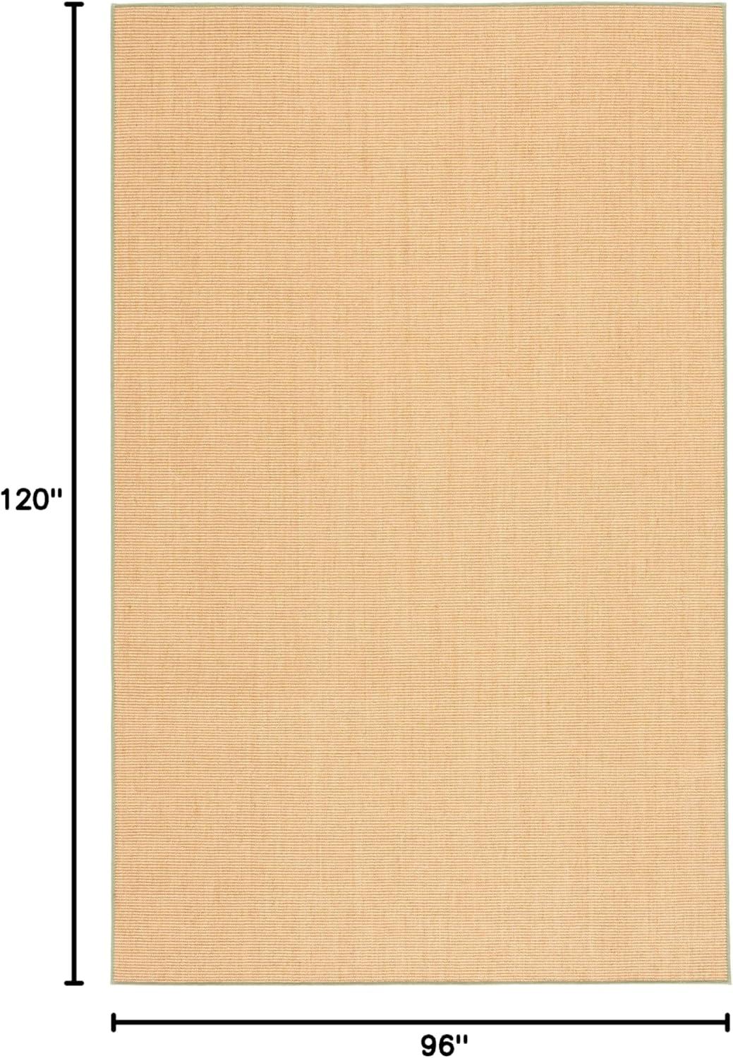 imageMartha Stewart x SAFAVIEH Area Rug Collection 9 x 13 Natural Brown Sisal amp Jute Farmhouse Style Ideal for Living Room Bedroom Office Dining Space MSR9501ANaturalGreen