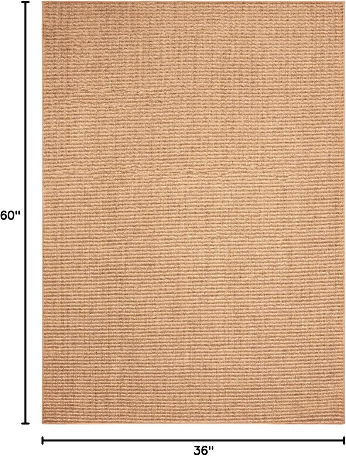 imageMartha Stewart x SAFAVIEH Area Rug Collection 9 x 13 Natural Brown Sisal amp Jute Farmhouse Style Ideal for Living Room Bedroom Office Dining Space MSR9501ABeige