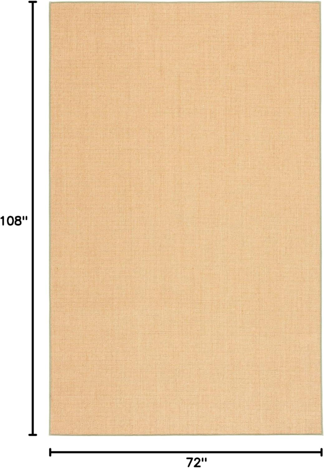imageMartha Stewart x SAFAVIEH Area Rug Collection 9 x 13 Natural Brown Sisal amp Jute Farmhouse Style Ideal for Living Room Bedroom Office Dining Space MSR9501ANaturalGreen