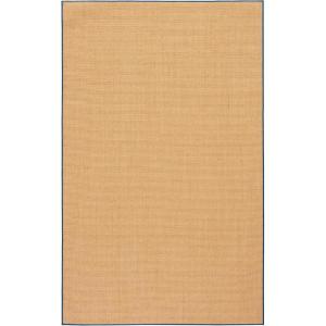 Martha Stewart x SAFAVIEH Area Rug Collection – 9′ x 13′, Natural Brown, Sisal & Jute, Farmhouse Style, Ideal for Living Room, Bedroom, Office, Dining Space (MSR9501A)(Natural/Navy)