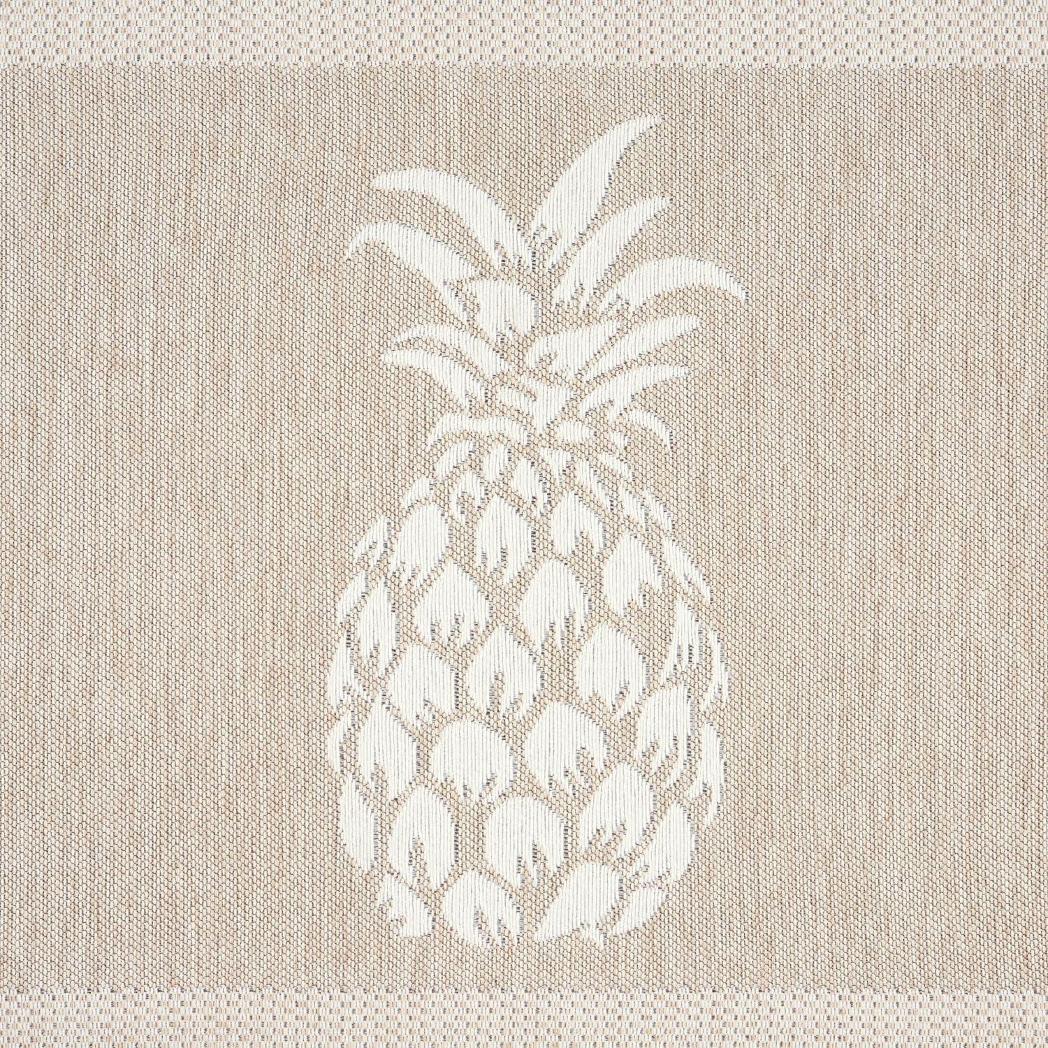 imageMartha Stewart Aloha Modern Pineapple AntiFatigue AirInfused Kitchen Mat Spice Red 196x39Beige