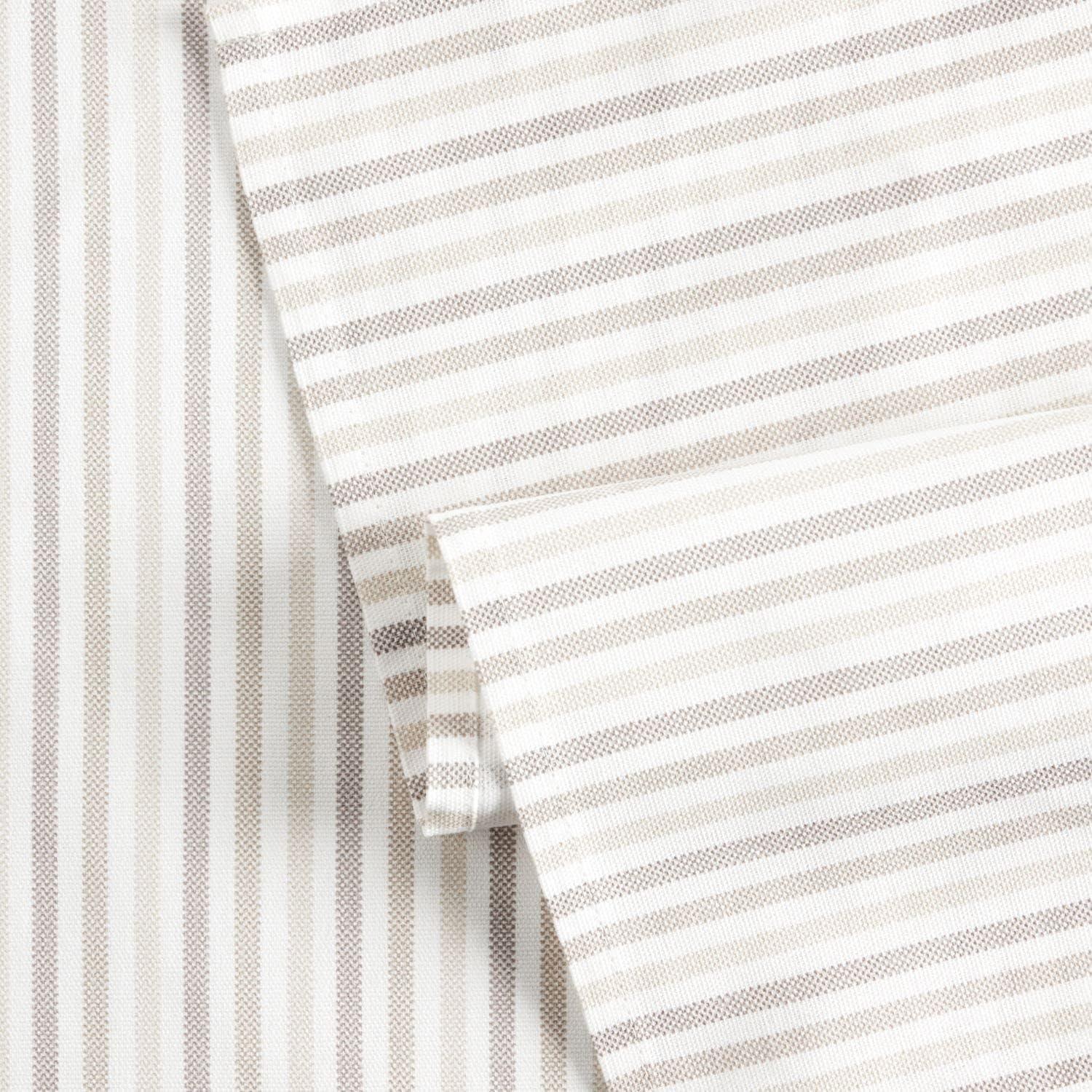 imageMartha Stewart Daisy Stripe Napkin Set 4Pack Green 19x19Linen