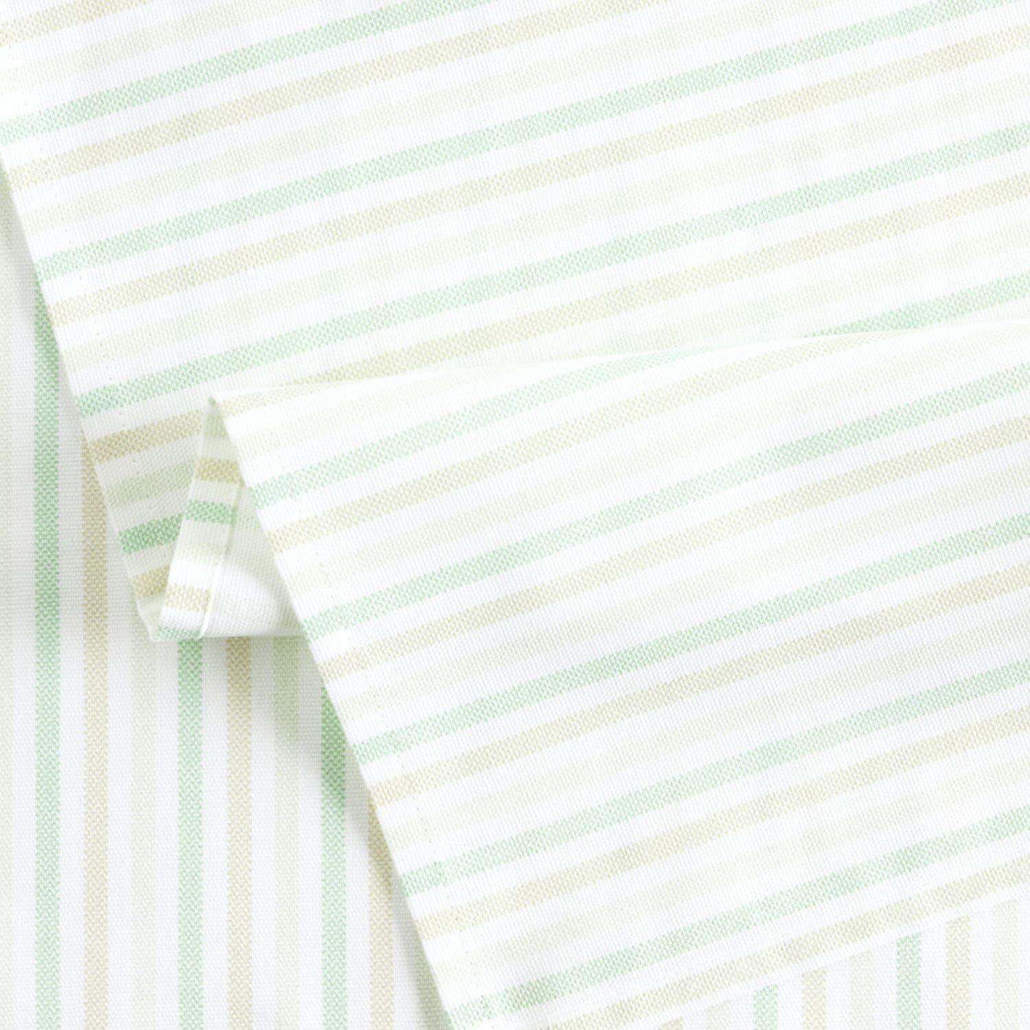 imageMartha Stewart Daisy Stripe Napkin Set 4Pack Green 19x19Mint