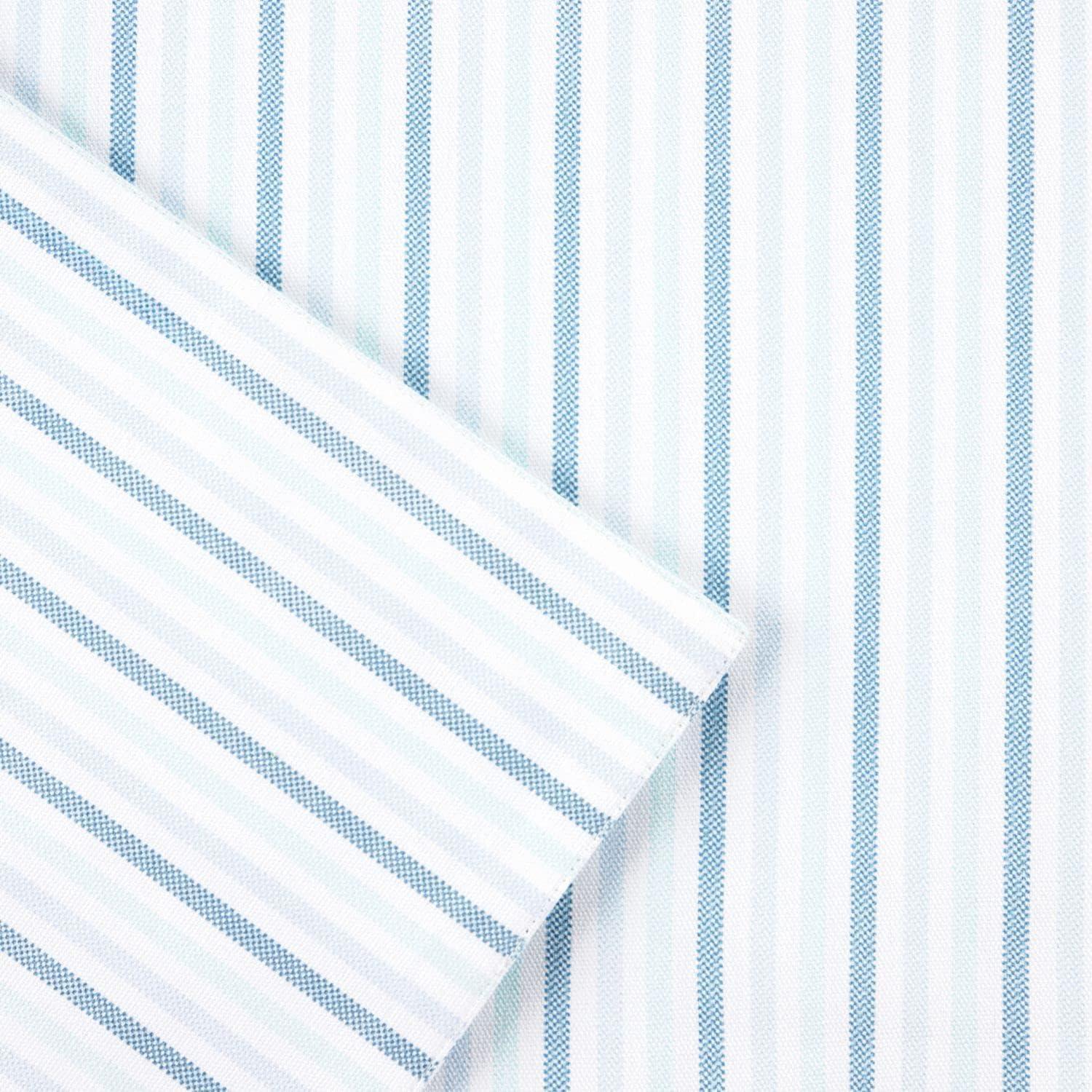 imageMartha Stewart Daisy Stripe Placemat Set 4Pack GreyYellow 13x175Blue