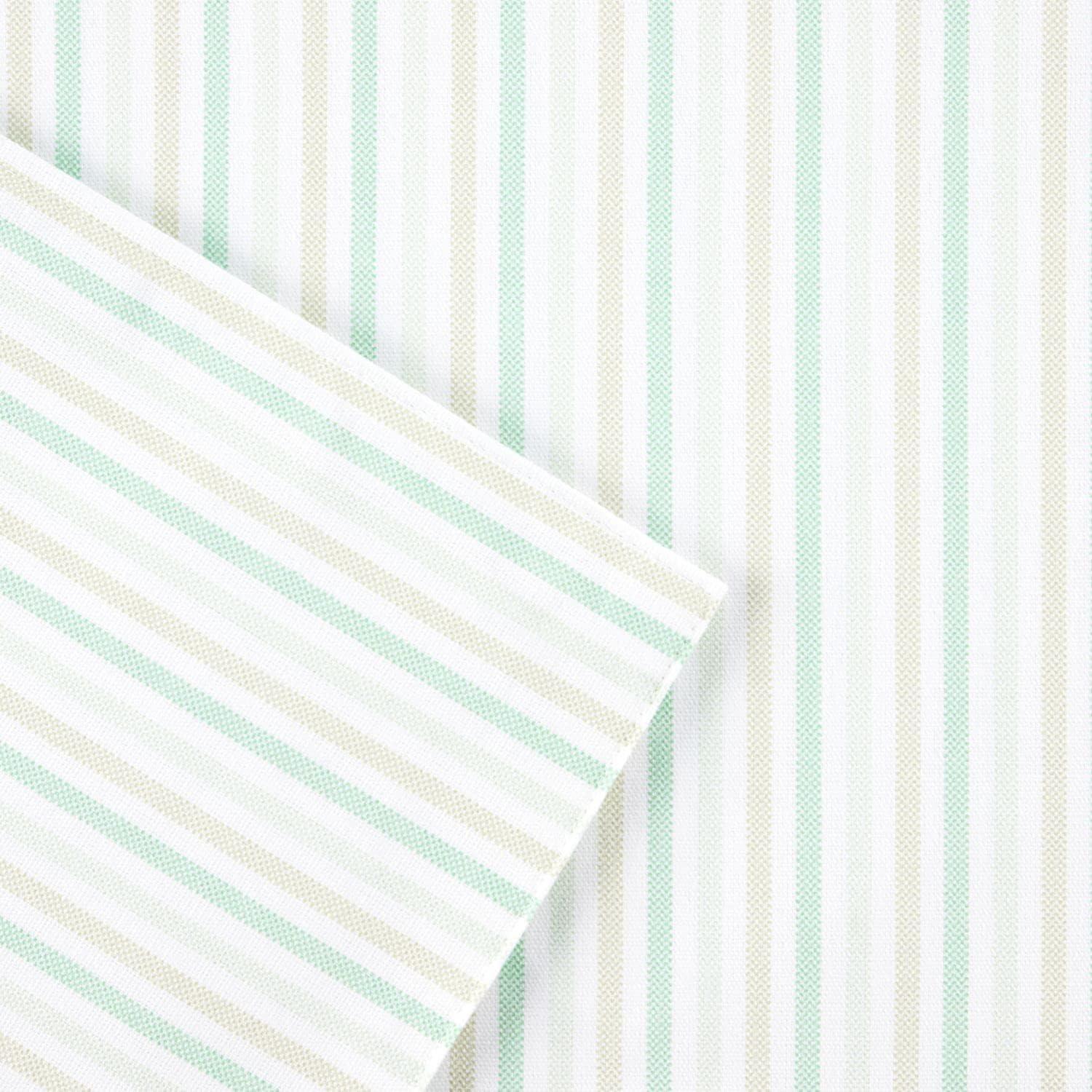 imageMartha Stewart Daisy Stripe Placemat Set 4Pack GreyYellow 13x175Mint
