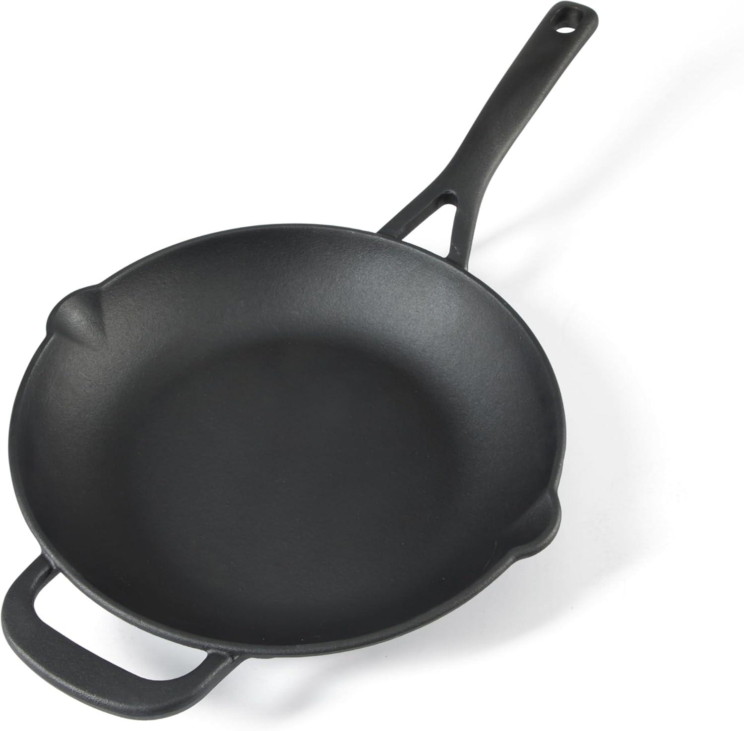imageMartha Stewart Pre Seasoned Cast Iron 12 SkilletCast Iron
