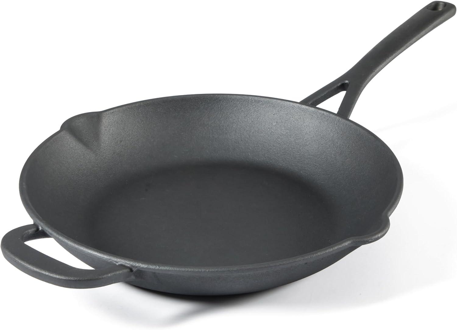 imageMartha Stewart Pre Seasoned Cast Iron 12 SkilletCast Iron