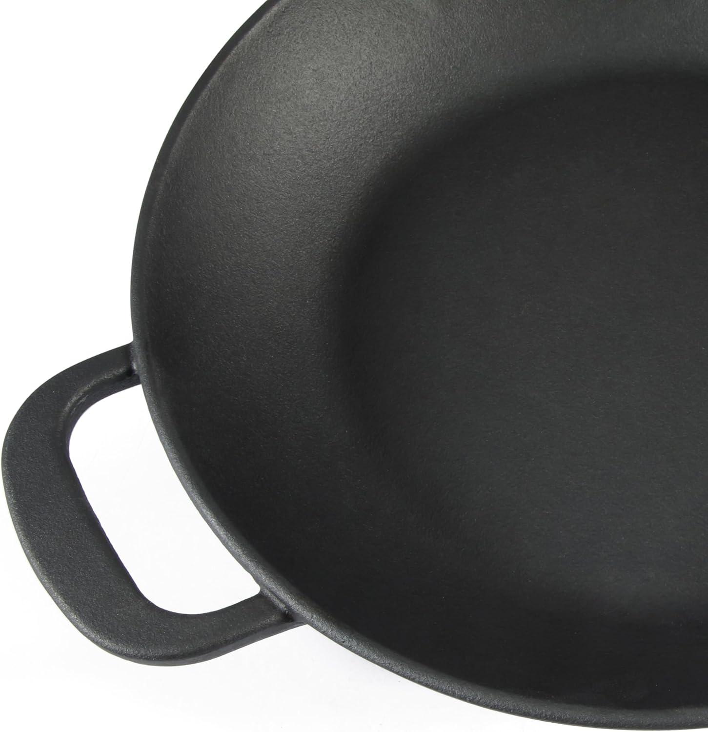 imageMartha Stewart Pre Seasoned Cast Iron 12 SkilletCast Iron
