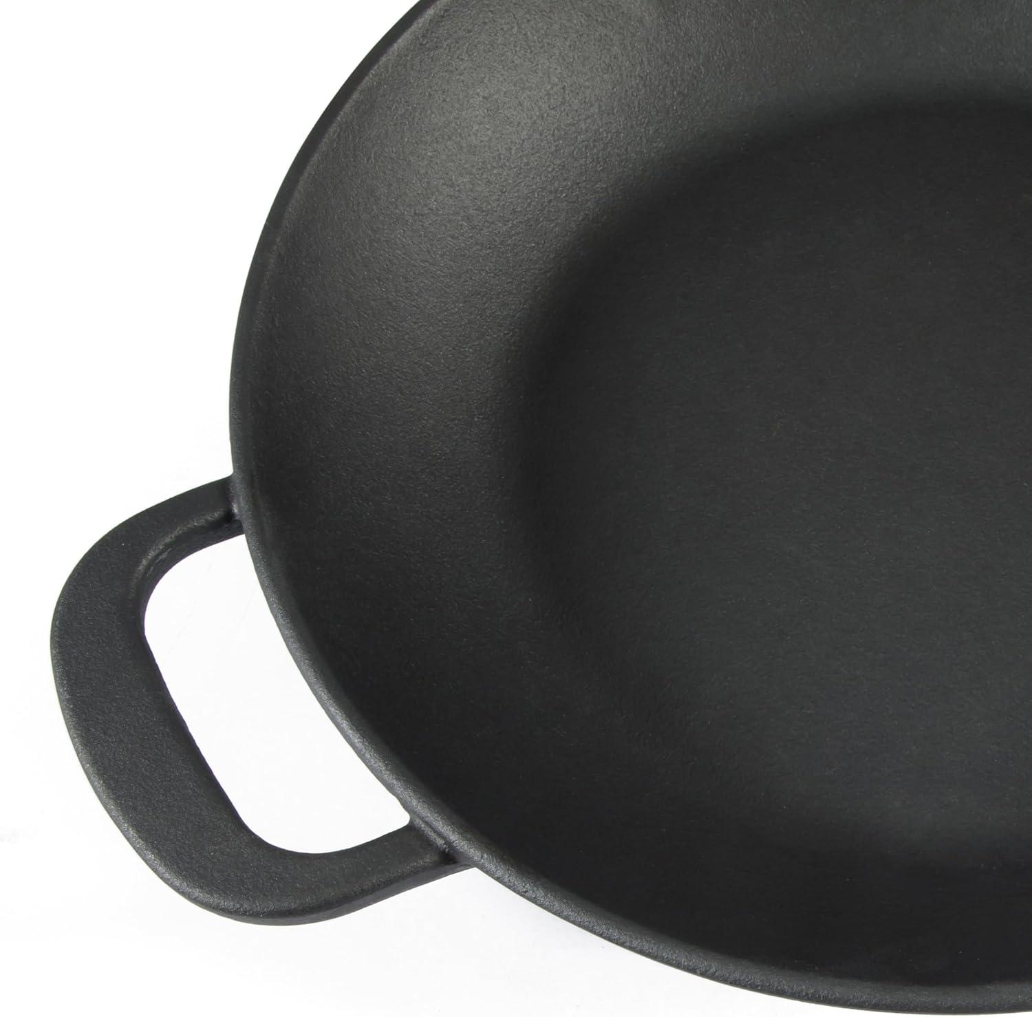 imageMartha Stewart Pre Seasoned Cast Iron 12 SkilletCast Iron