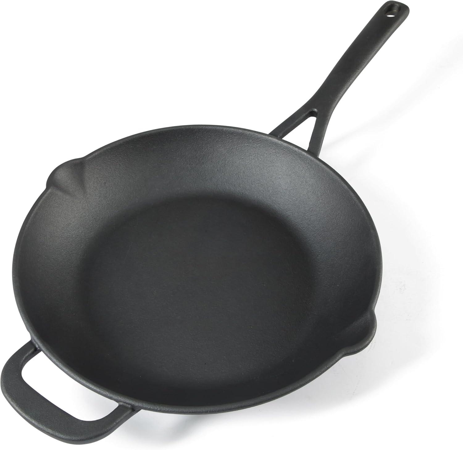 imageMartha Stewart Pre Seasoned Cast Iron 12 SkilletCast Iron