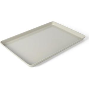 Martha Stewart Gallen 15 x 10 Inch Nonstick Carbon Steel Cookie Sheet – Cool Grey, Durable Bakeware for Even Baking and Easy Cleanup(Cool Gray)