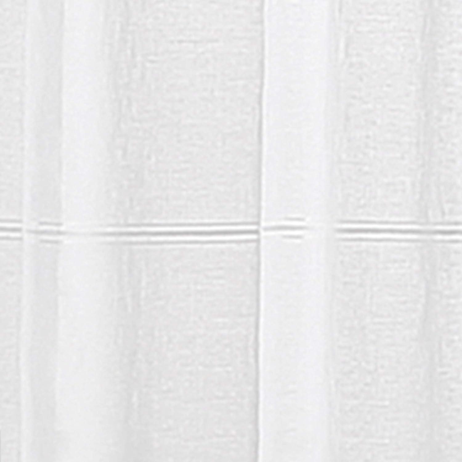imageMartha Stewart Delicate Stripe Sheer Rod Pocket Window Curtain Panel Pair for Living Room 95 IndigoWhite