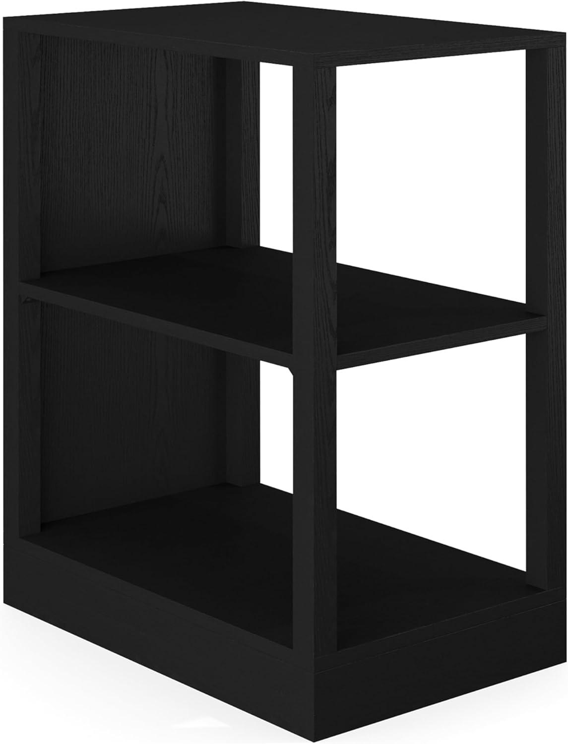 imageMartha Stewart Kayden Home Office Modular 2Tier Bookshelf with Open Storage and 2 Shelves in BlackBlack
