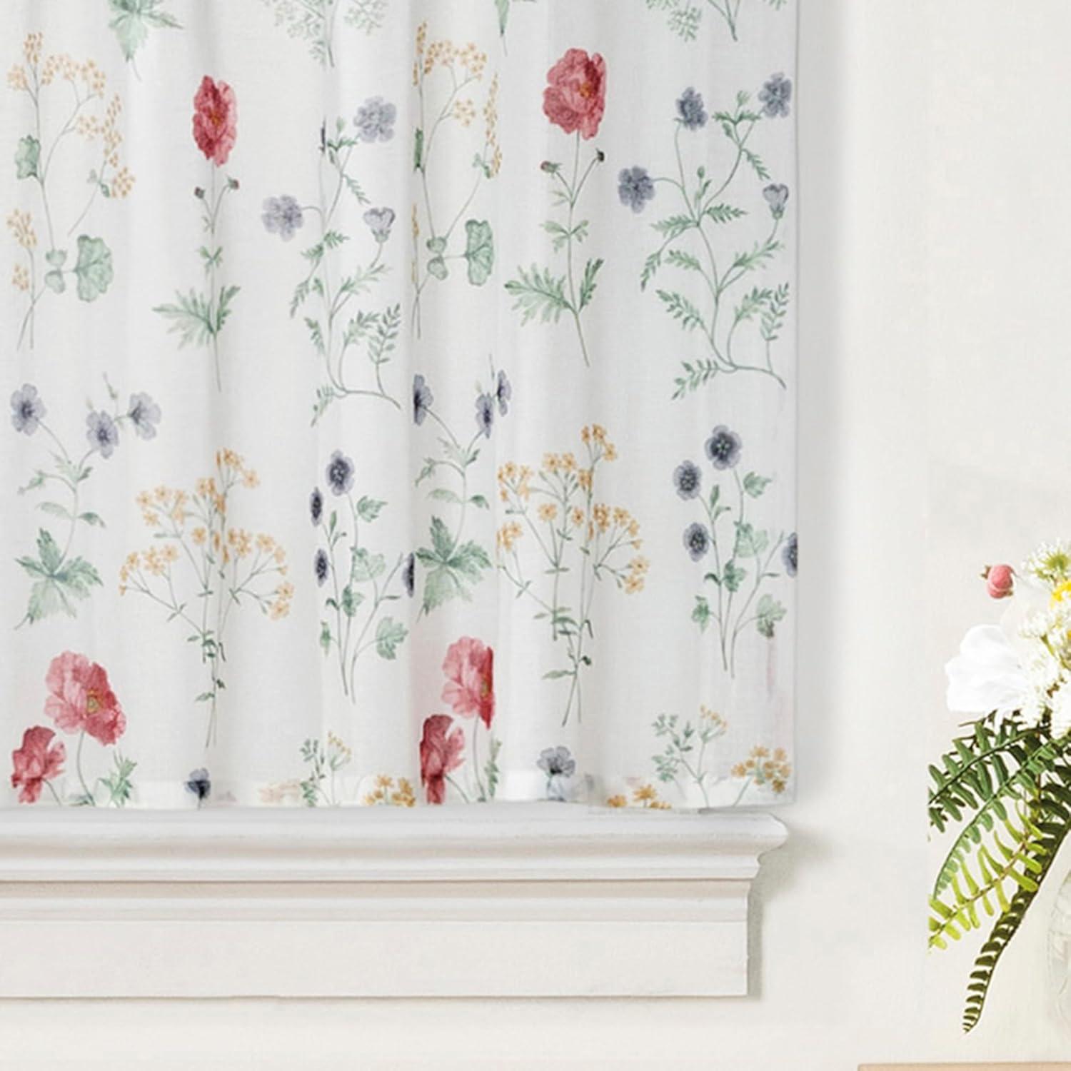 imageMartha Stewart Marthas Garden Valance for Window Kitchen Curtain 1 Piece 54 x 14 MultiMulti Color