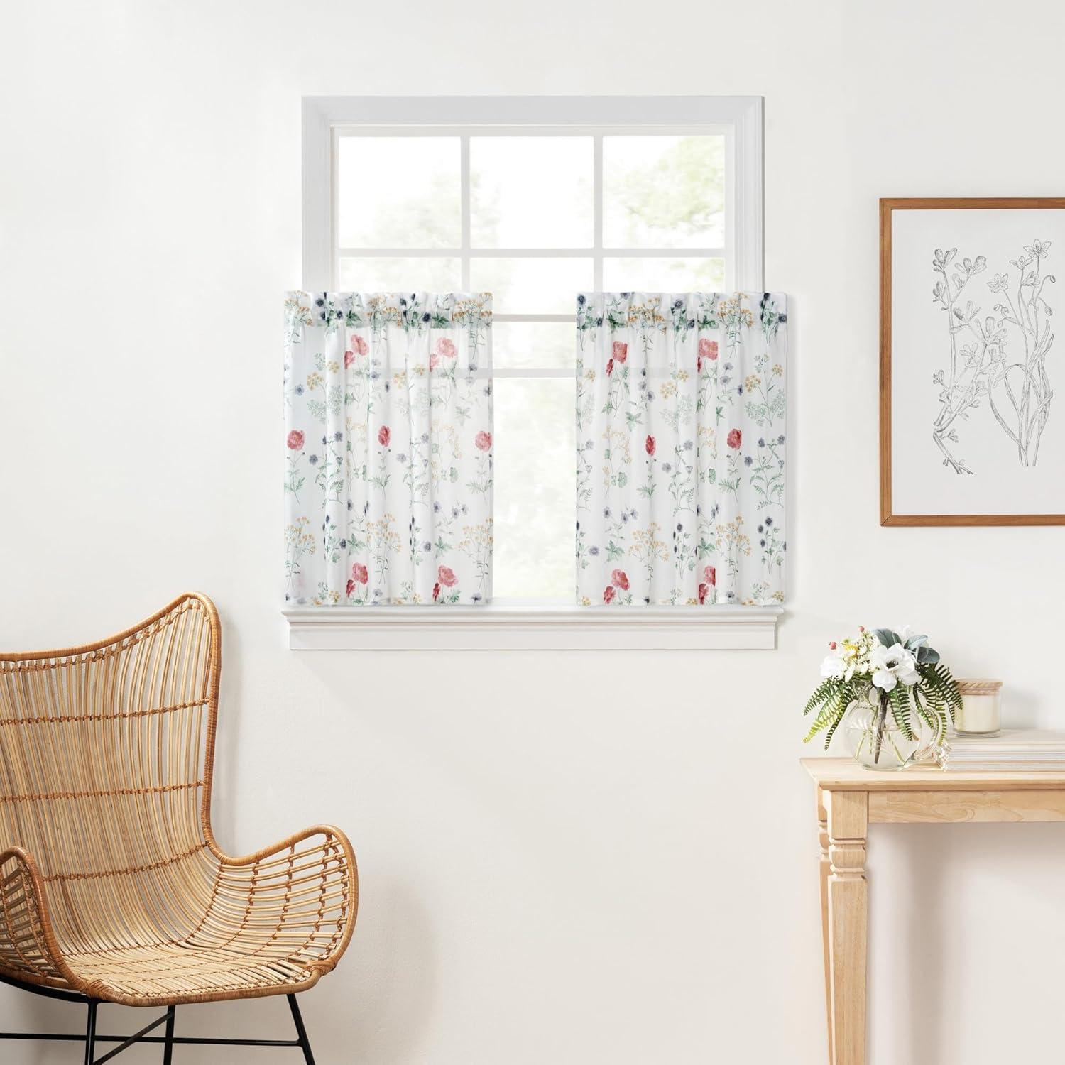 imageMartha Stewart Marthas Garden Valance for Window Kitchen Curtain 1 Piece 54 x 14 MultiMulti Color