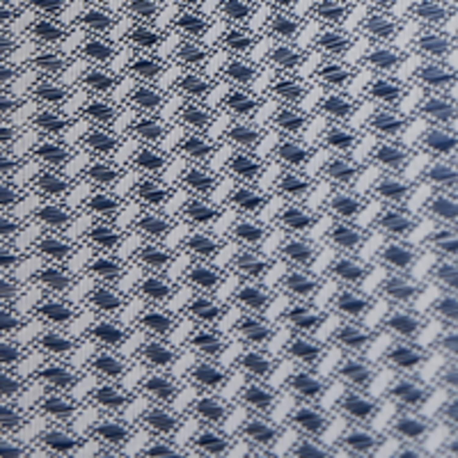 imageMartha Stewart Rivington Jacquard Room Darkening Grommet Window Curtain Panel Pair 95 BlueBlue