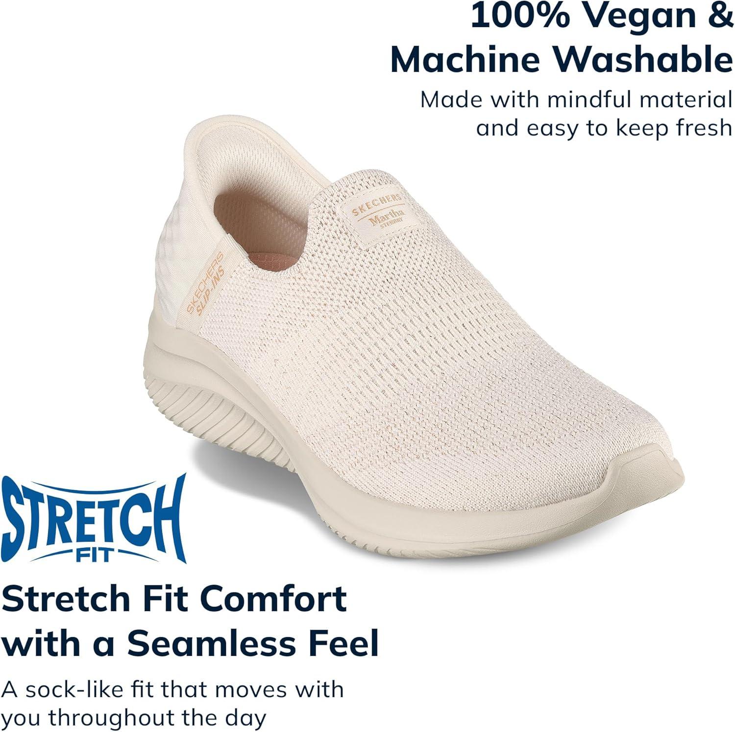 imageSkechers Womens Martha Stewart Ultra Flex 30 Neptune SneakersNatural