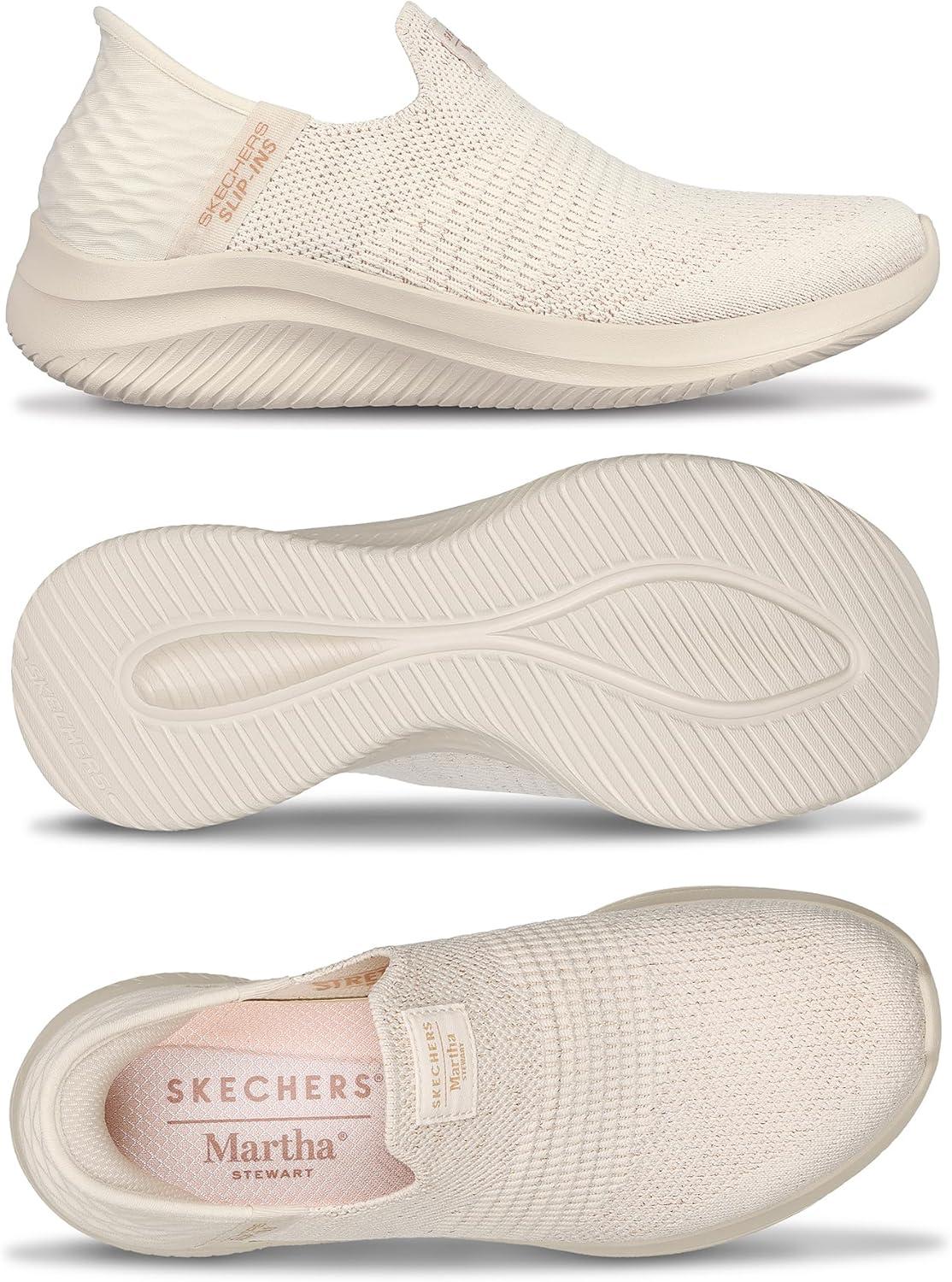 imageSkechers Womens Martha Stewart Ultra Flex 30 Neptune SneakersNatural