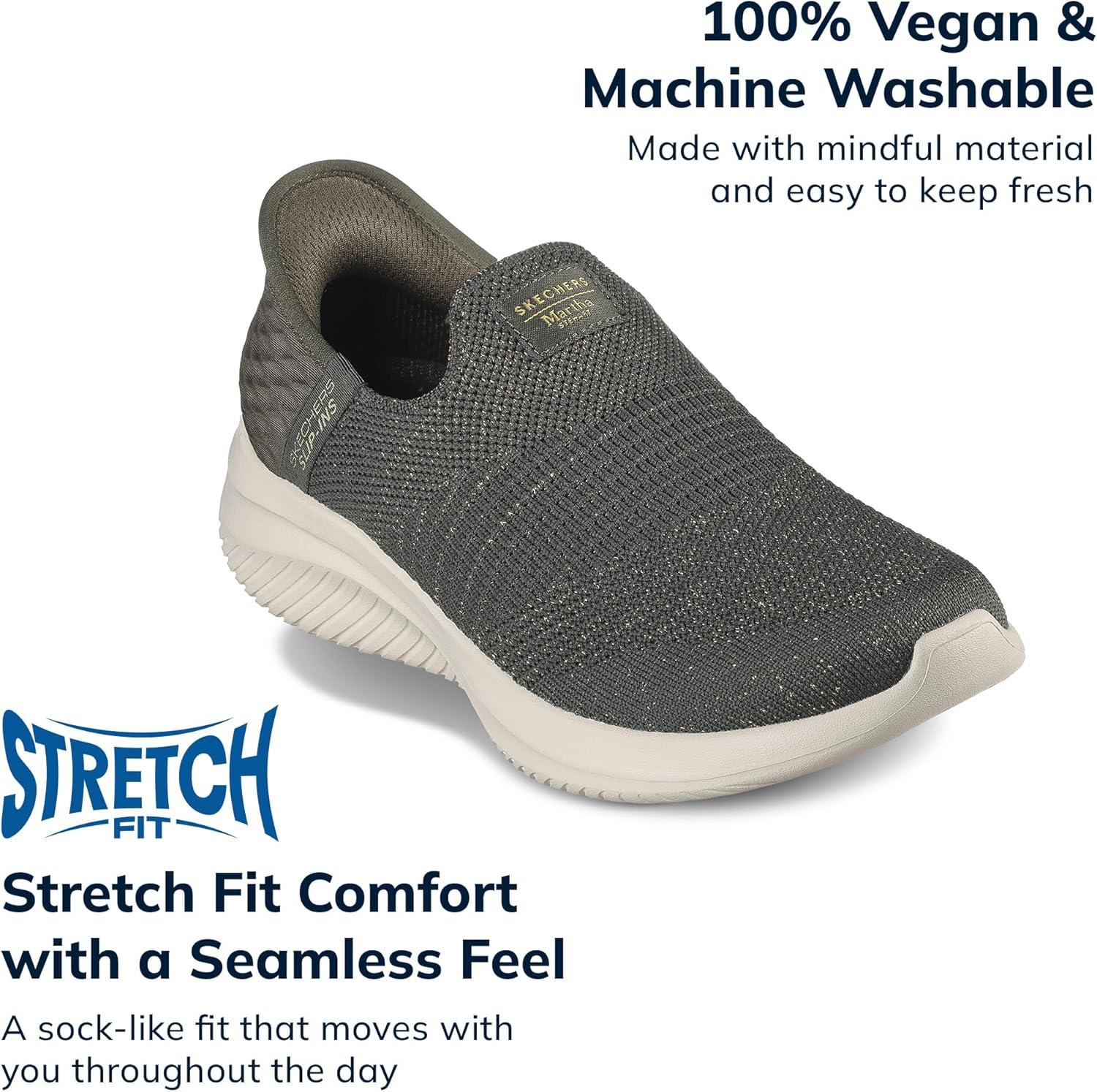 imageSkechers Womens Martha Stewart Ultra Flex 30 Neptune SneakersOlive