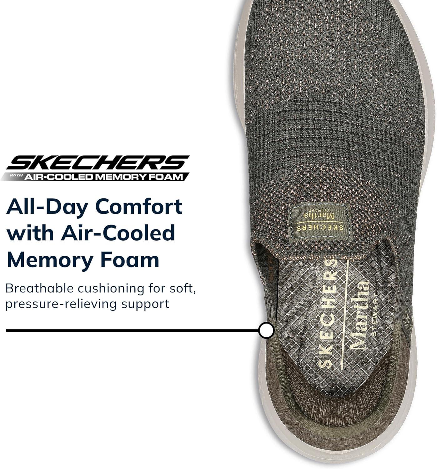 imageSkechers Womens Martha Stewart Ultra Flex 30 Neptune SneakersOlive