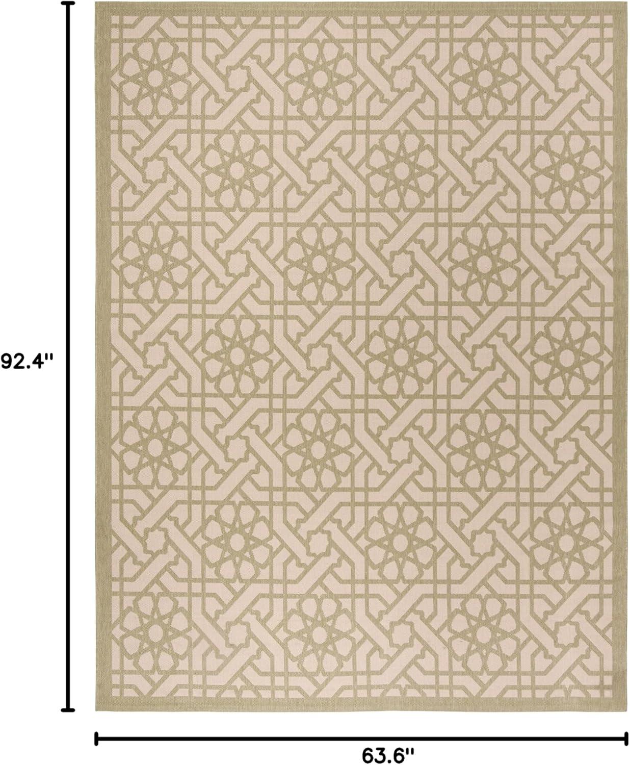 imageMartha Stewart x SAFAVIEH Outdoor Area Rug Collection 8 x 112 Lily Pad Weather Resistant amp Washable Ideal for Patio Backyard Mudroom Deck Dining Space MSR4245Lily Pad