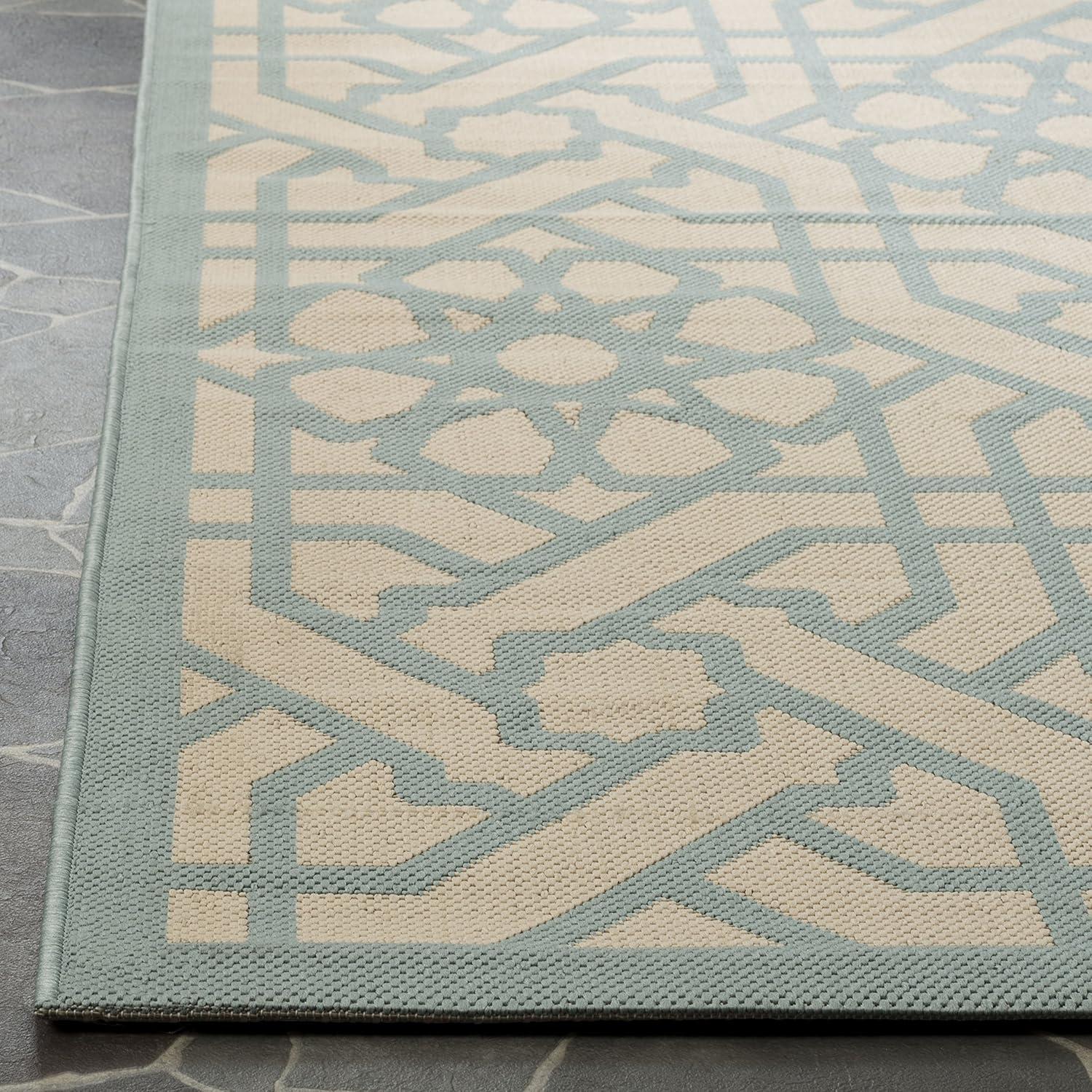 imageMartha Stewart x SAFAVIEH Outdoor Area Rug Collection 8 x 112 Lily Pad Weather Resistant amp Washable Ideal for Patio Backyard Mudroom Deck Dining Space MSR4245Sunken Pool