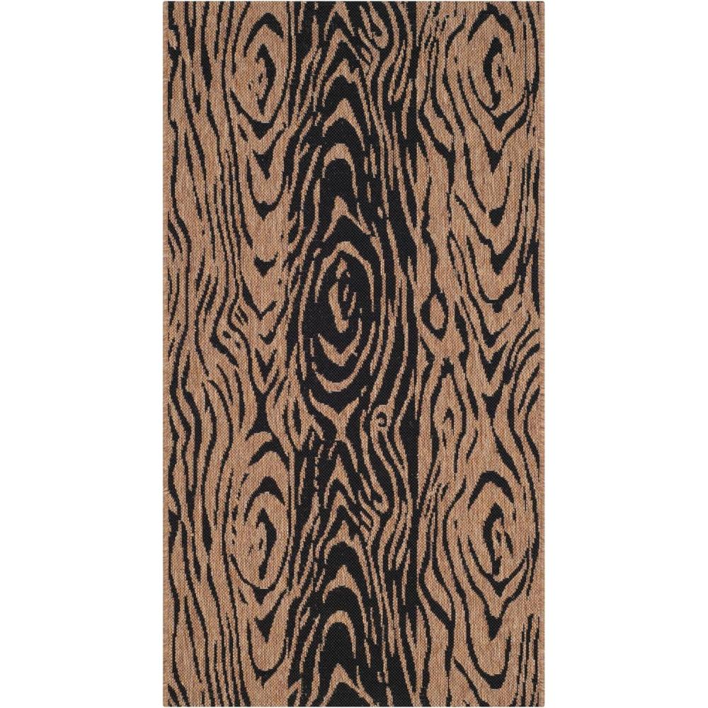 imageMartha Stewart x SAFAVIEH Outdoor Area Rug Collection  8 x 112 Dark Beige amp Beige Weather Resistant amp Washable Ideal for Patio Backyard Mudroom Deck Dining Space MSR4126BCoffeeBlack