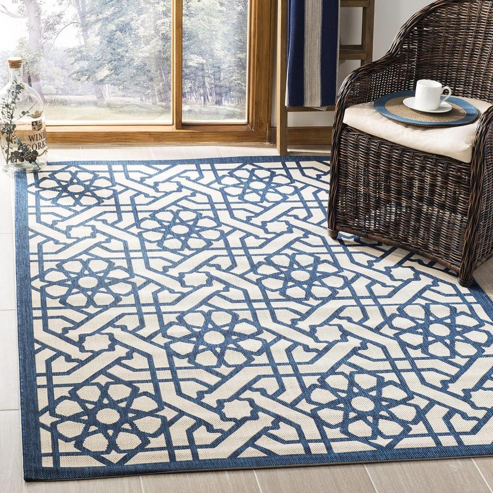 imageMartha Stewart x SAFAVIEH Outdoor Area Rug Collection  8 x 112 Mariner Weather Resistant amp Washable Ideal for Patio Backyard Mudroom Deck Dining Space MSR4245258