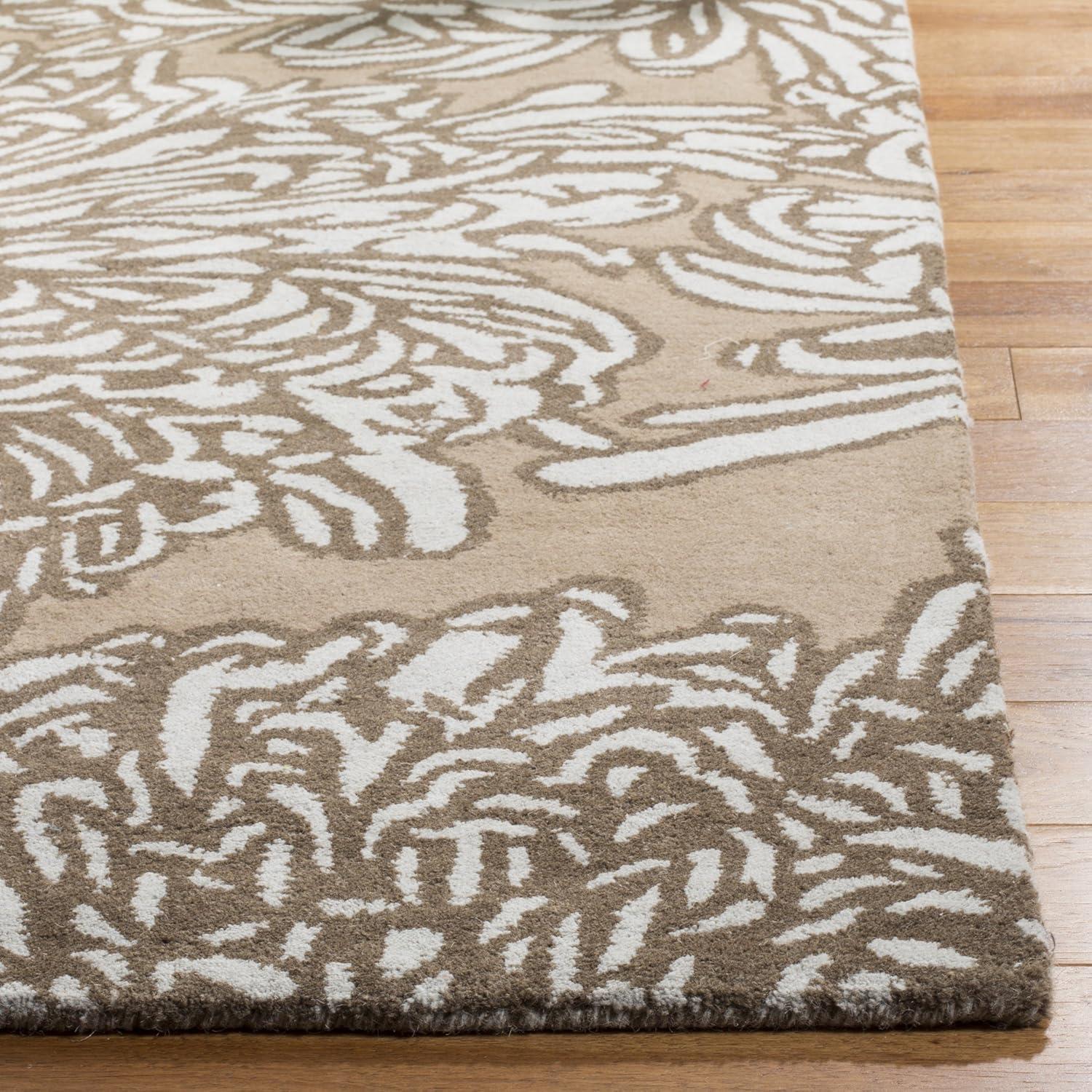 imageMartha Stewart x SAFAVIEH Area Rug Collection 23 x 8 Runner Malted Handmade Wool Ideal for Living Room Bedroom Foyer Hallway MSR4542ADriftwoodGrey