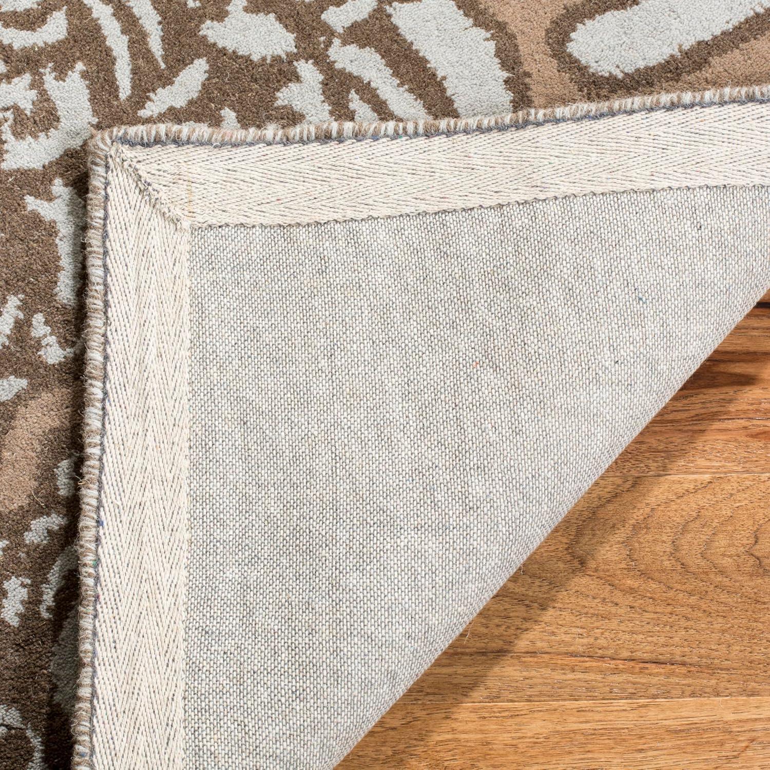 imageMartha Stewart x SAFAVIEH Area Rug Collection 23 x 8 Runner Malted Handmade Wool Ideal for Living Room Bedroom Foyer Hallway MSR4542ADriftwoodGrey