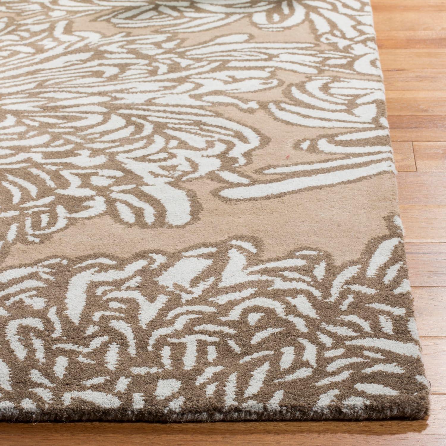 imageMartha Stewart x SAFAVIEH Area Rug Collection 23 x 8 Runner Malted Handmade Wool Ideal for Living Room Bedroom Foyer Hallway MSR4542ADriftwoodGrey