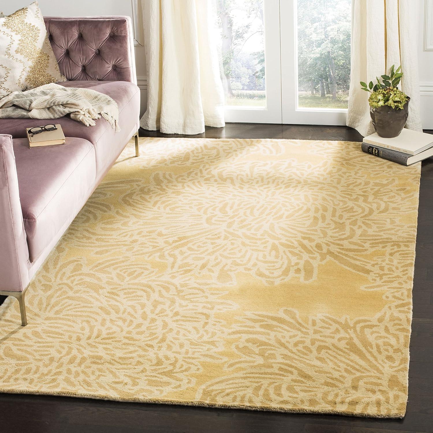 imageMartha Stewart x SAFAVIEH Area Rug Collection 23 x 8 Runner Malted Handmade Wool Ideal for Living Room Bedroom Foyer Hallway MSR4542AMalted
