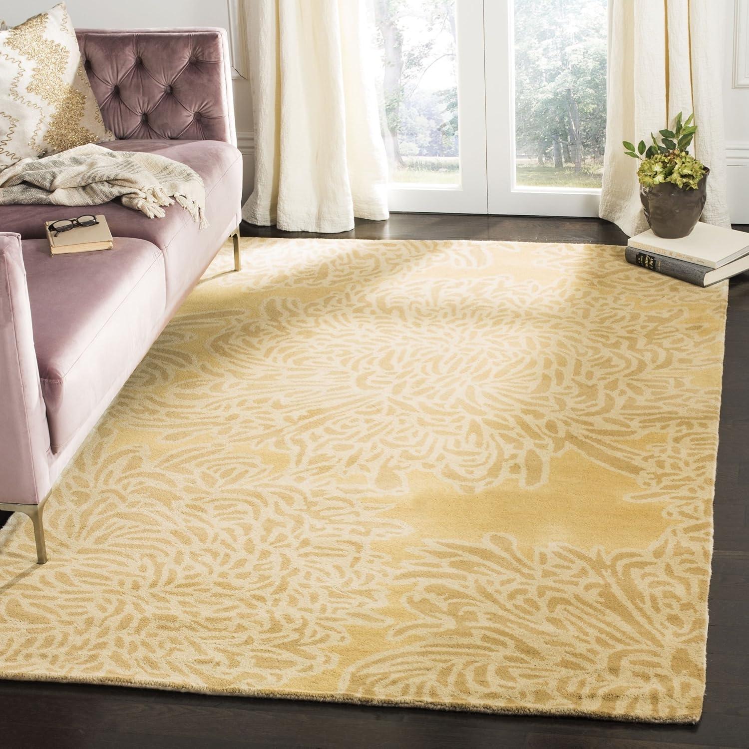 imageMartha Stewart x SAFAVIEH Area Rug Collection 23 x 8 Runner Malted Handmade Wool Ideal for Living Room Bedroom Foyer Hallway MSR4542AMalted