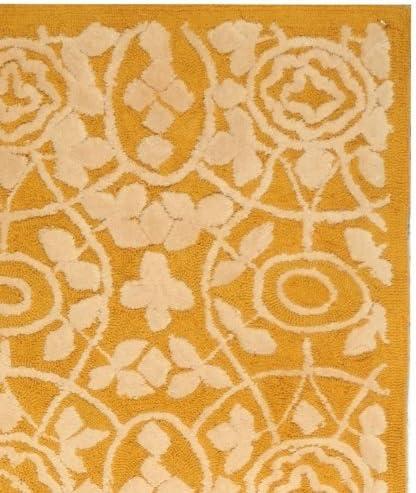 imageMartha Stewart x SAFAVIEH Area Rug Collection 79 x 99 Aloe Green HandHooked Cotton Ideal for Living Room Bedroom Dining Space MSR1214BGarden Row