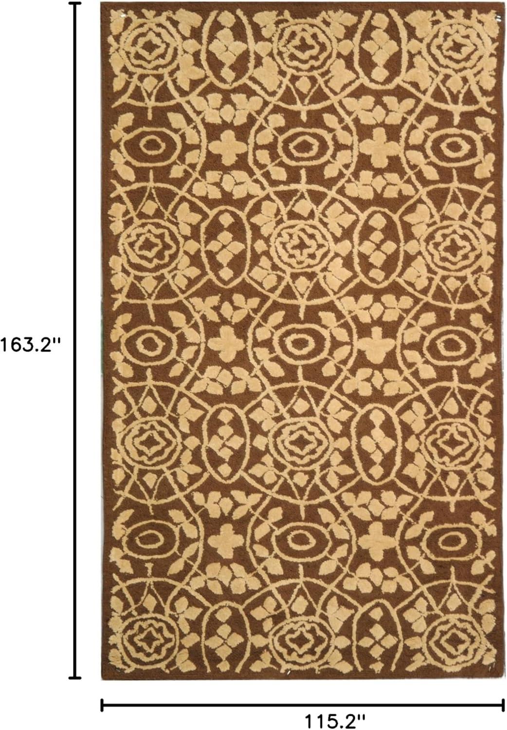 imageMartha Stewart x SAFAVIEH Area Rug Collection 79 x 99 Aloe Green HandHooked Cotton Ideal for Living Room Bedroom Dining Space MSR1214BGarden Row