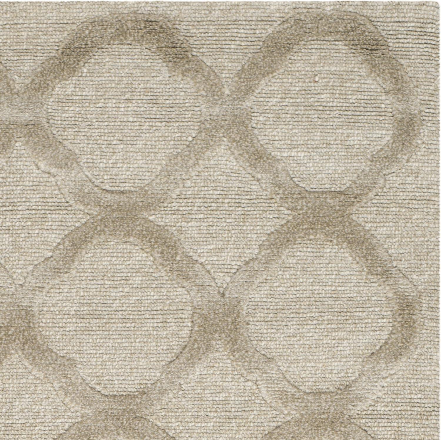 imageMartha Stewart x SAFAVIEH Area Rug Collection 79 x 99 Curry Handmade Silk amp Wool Ideal for Living Room Bedroom Office Dining Space MSR5368AMist