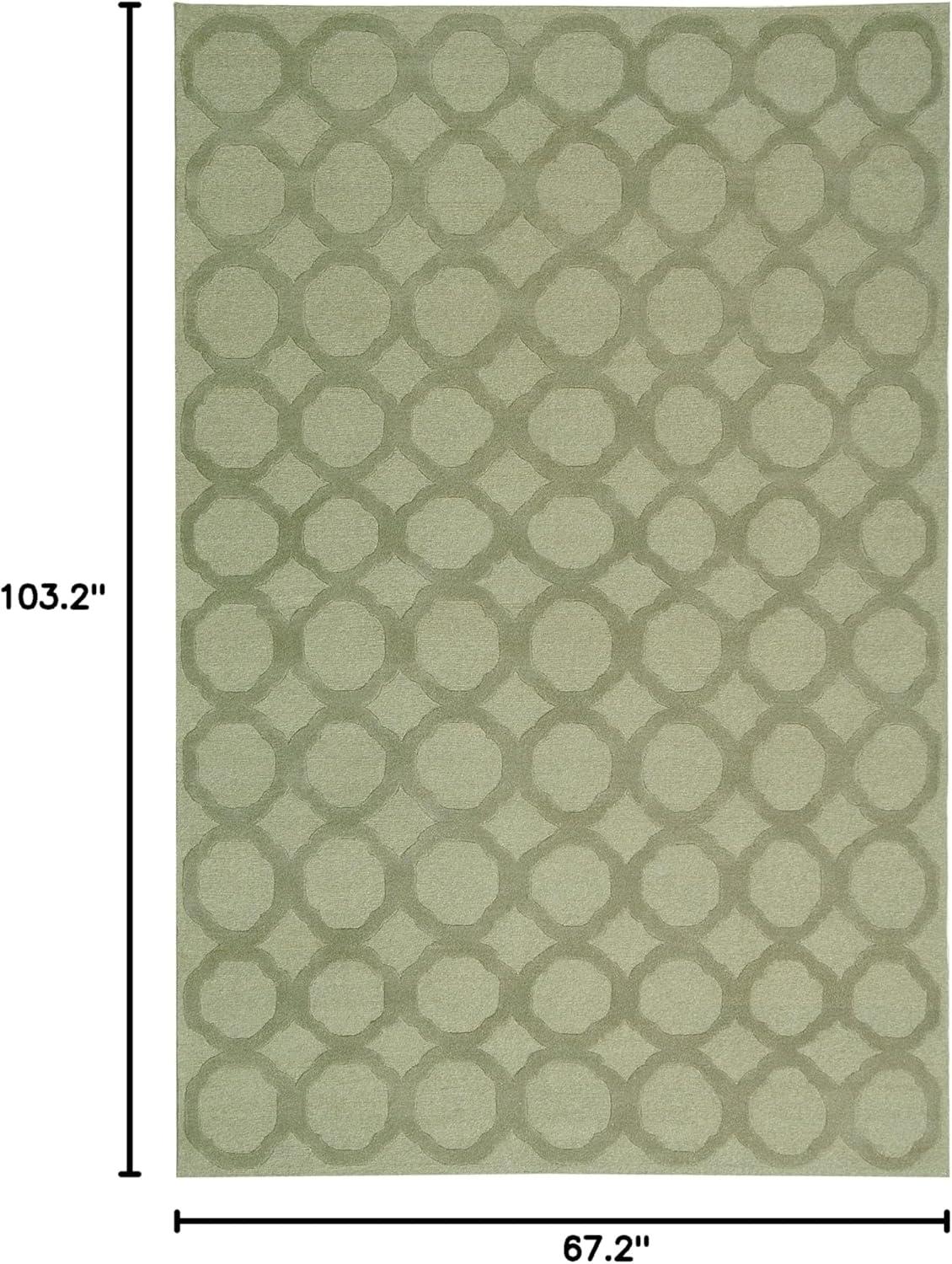 imageMartha Stewart x SAFAVIEH Area Rug Collection 79 x 99 Curry Handmade Silk amp Wool Ideal for Living Room Bedroom Office Dining Space MSR5368AMist