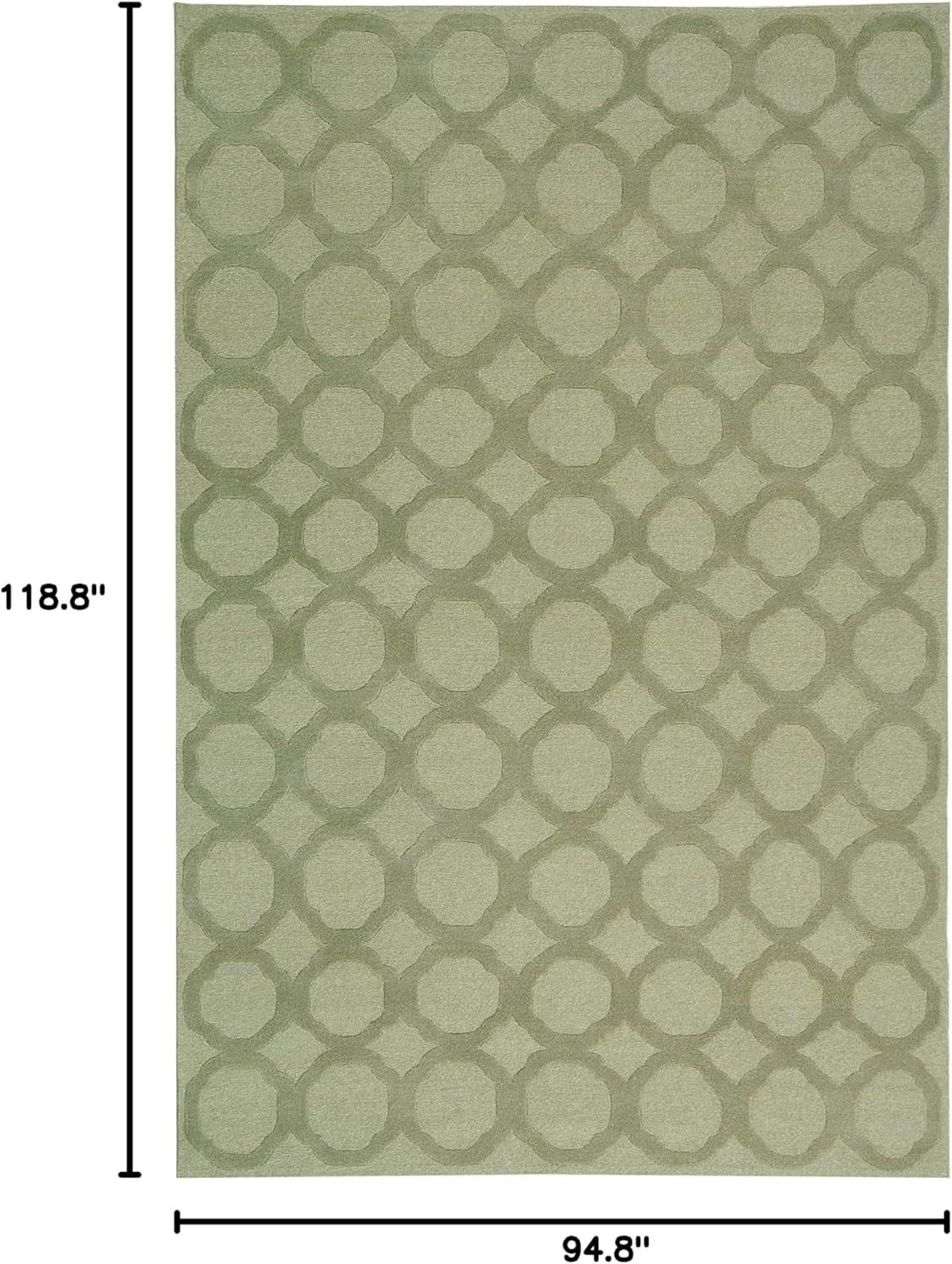 imageMartha Stewart x SAFAVIEH Area Rug Collection 79 x 99 Curry Handmade Silk amp Wool Ideal for Living Room Bedroom Office Dining Space MSR5368AMist
