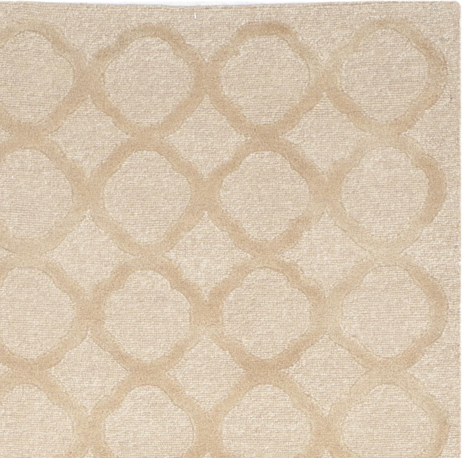 imageMartha Stewart x SAFAVIEH Area Rug Collection 79 x 99 Curry Handmade Silk amp Wool Ideal for Living Room Bedroom Office Dining Space MSR5368ASalmon
