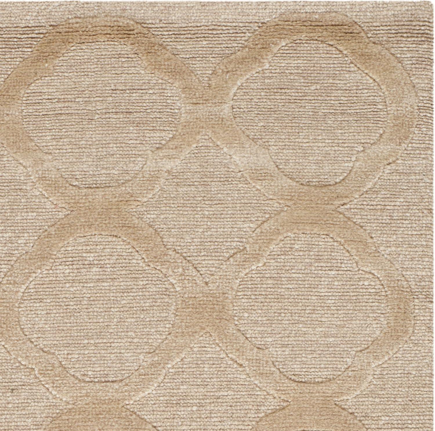 imageMartha Stewart x SAFAVIEH Area Rug Collection 79 x 99 Curry Handmade Silk amp Wool Ideal for Living Room Bedroom Office Dining Space MSR5368ASalmon